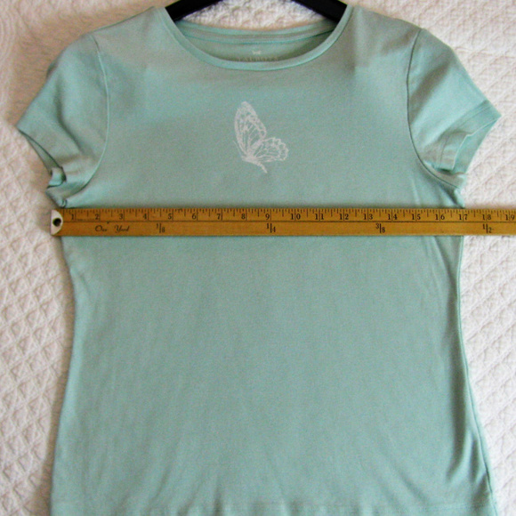 Talbots Casual Butterfly short sleeve  PM - Picture 6 of 8